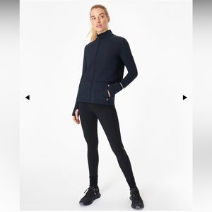 Sweaty Betty | Fast Track Thermal Running Jacket | XS | Black